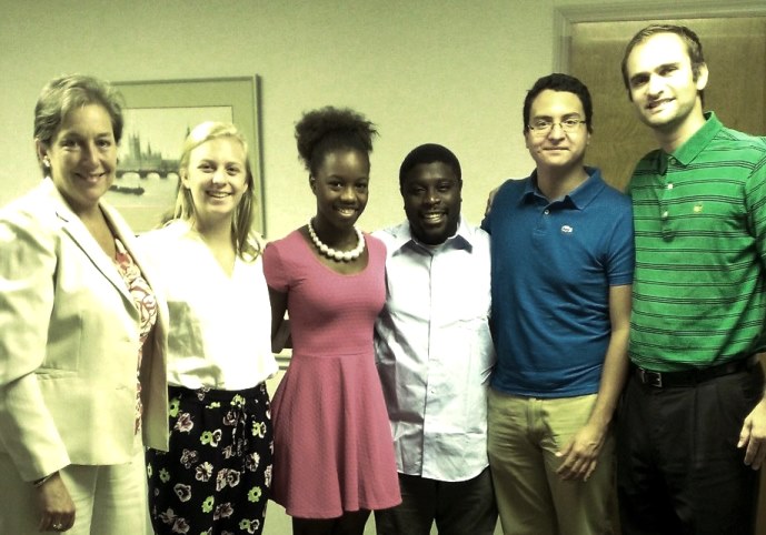 interns at community foundation 7.29.14wb