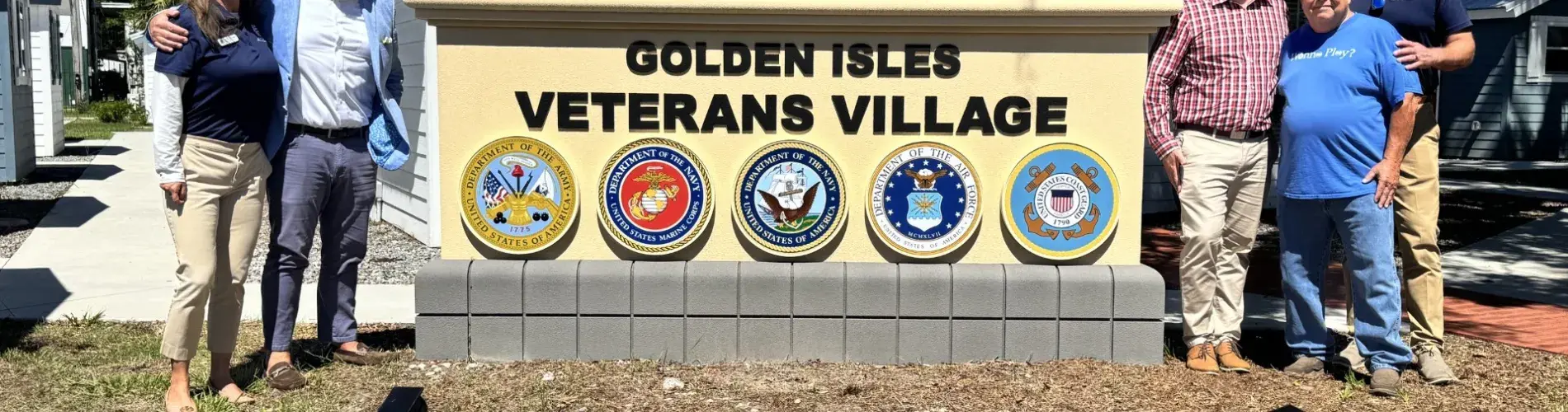 Golden Isles Veterans Village Visit