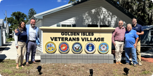 Golden Isles Veterans Village Visit